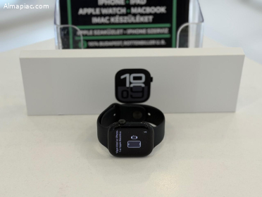 Apple Watch 10 46mm Fekete Megkímélt/1-3 hónap gar./Akku 95%/p4623
