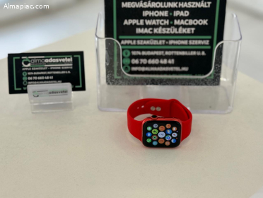Apple Watch 6 44mm Red Használt/1 hónap gar./Akku 92%/p4399