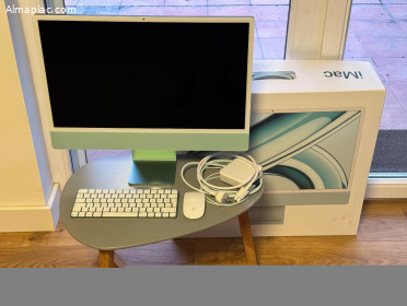 iMac M3, CTO 16GB/512GB, zöld, magyar bill., 3 hó gar.!