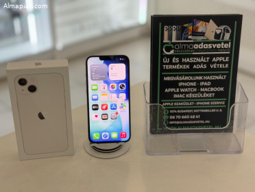 iPhone 13 128GB Független Újszerű/1-3 hónap gar/Akku 86%/p4715