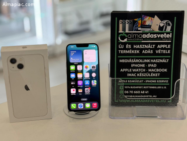 iPhone 13 256GB Független Használt/1-3 hónap gar./Akku 84%/p4624