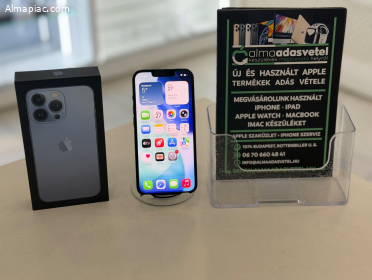 iPhone 13 Pro 128GB Független Megkímélt/1-3 hónap gar./Akku 100%/p4706