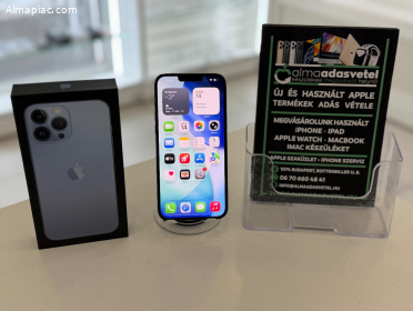 iPhone 13 Pro Max 128GB Független Újszerű/1-3 hónap gar./Akku 100%/p46
