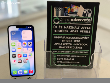 iPhone 14 256GB Független Használt/1-3 hónap gar./Akku 88%/p4780