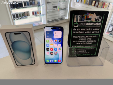 iPhone 15 Plus 128GB Független Használt/1 hónap gar./Akku 88%/p4872