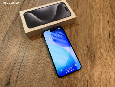 Karcmentes iPhone 15 Pro 128 GB Fekete, 91% akkumulátor